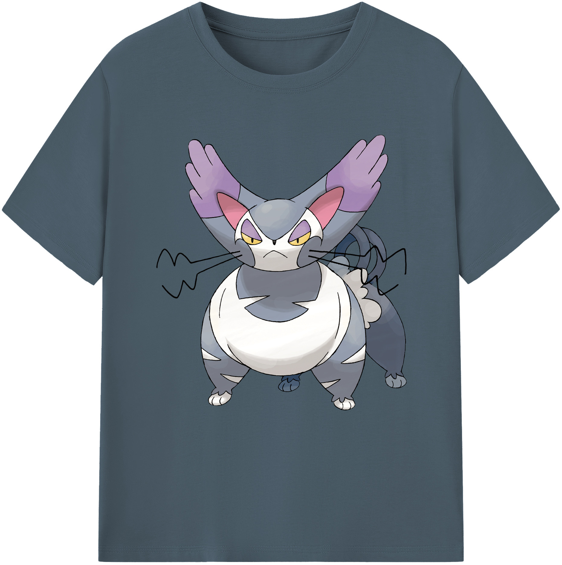 （画像用） ポケットモンスター Pokémon 綿100％半袖Tシャツ（フロントプリント）
